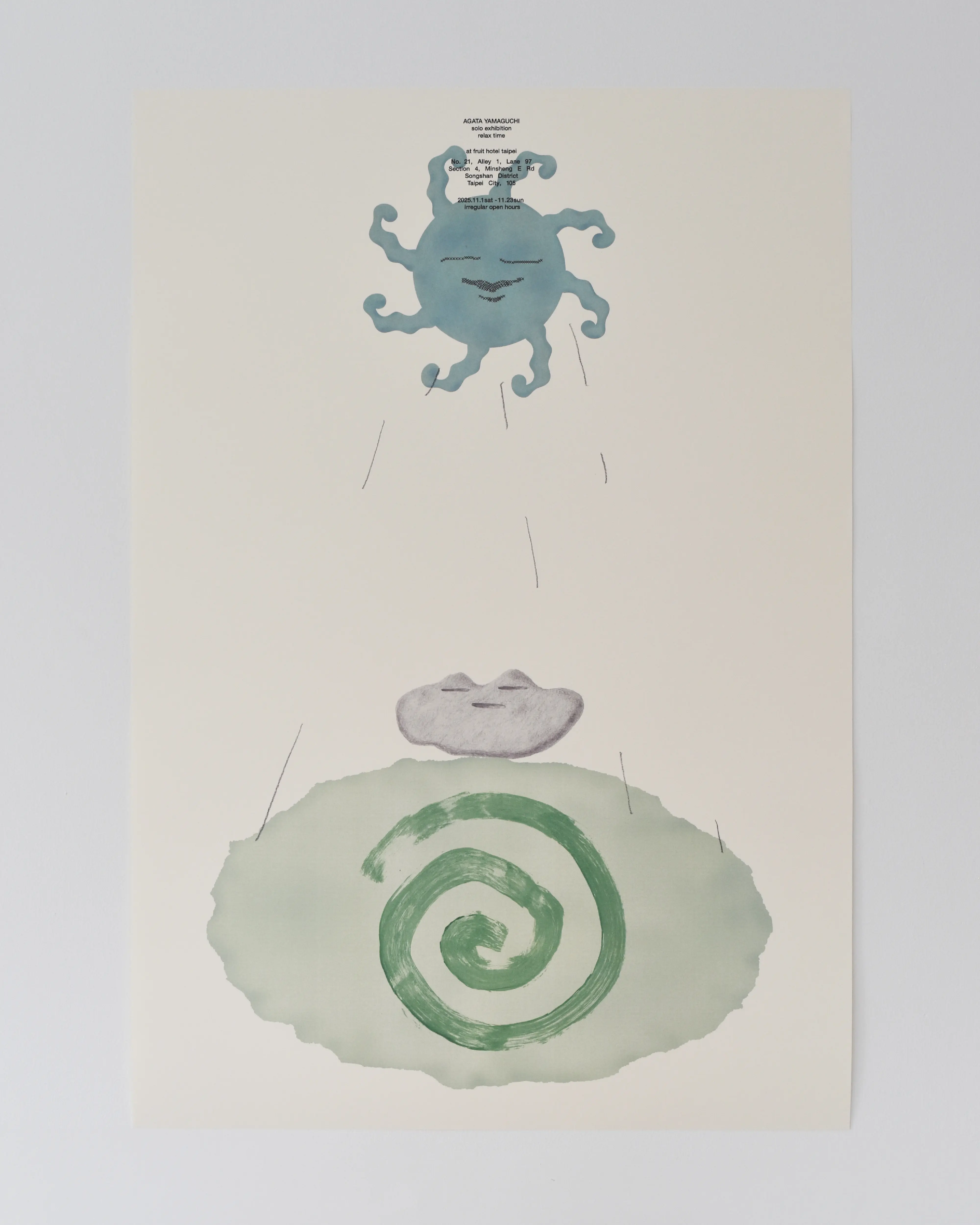 AGATA YAMAGUCHI solo exhibition relax time at fruit hotel taipei